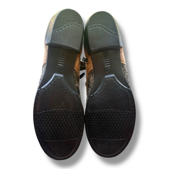 Maciejka Boho Tan/Gray Genuine Suede Leather Lace Up Chukka Ankle Boots NEW Sz 9 - Picture 14 of 14